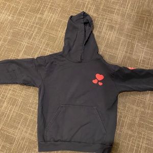 yellow moletom com capuz string